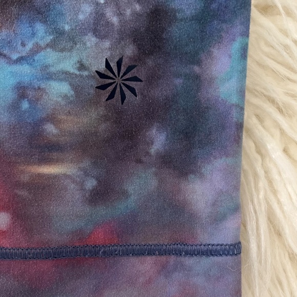 Athleta Girl "Printed Chit Chat capris in watercolor" - Picture 4 of 4